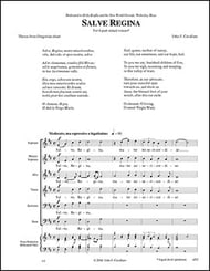 Salve Regina SATB choral sheet music cover Thumbnail